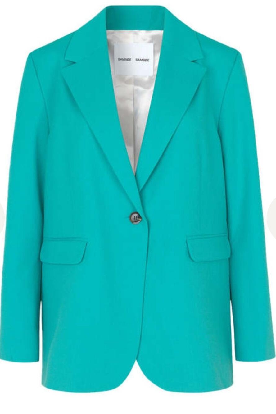 SAMSOE SAMSOE Ladies Haven Blazer Tile Blue Pre-loved Size XS